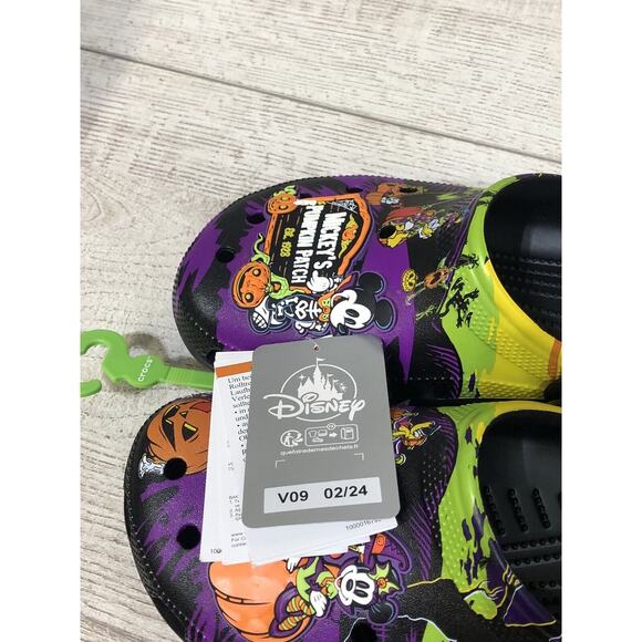 Disney Parks Halloween 2024 Mickey’s Pumpkin Patch Adult Clogs Crocs Size M7/W9 - Picture 7 of 9
